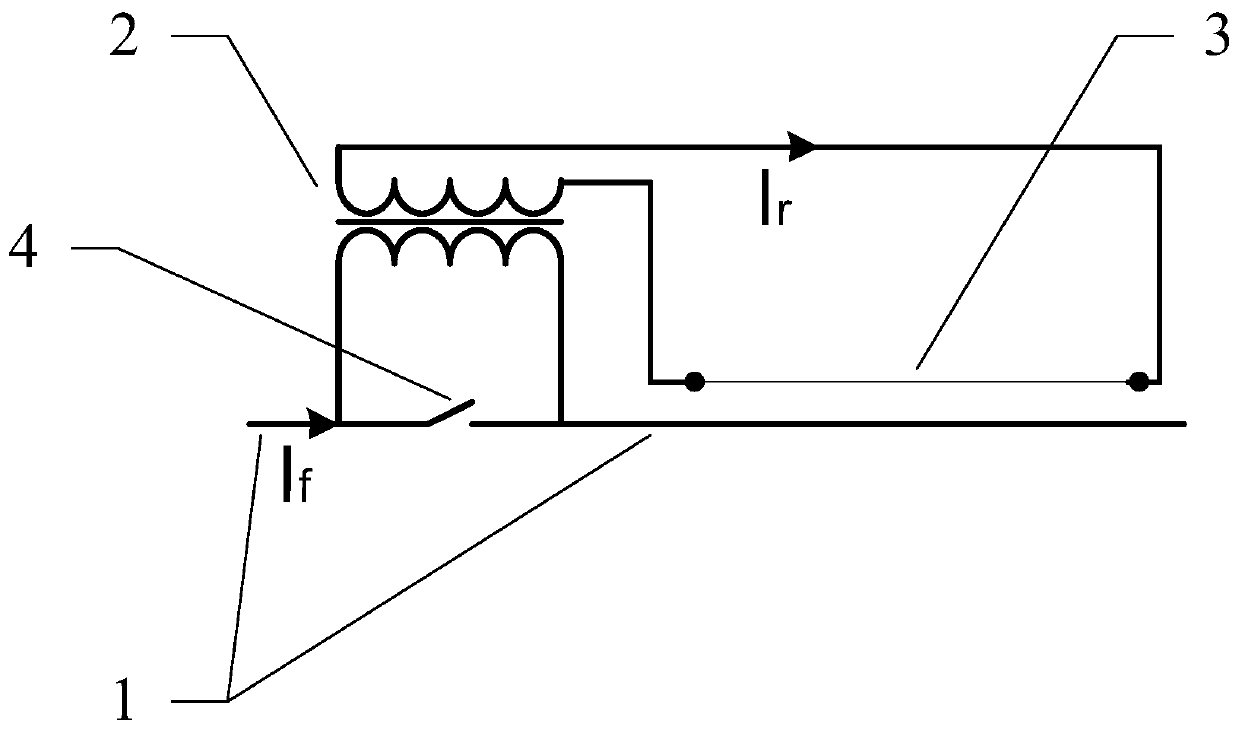 Ice melting method and device for power transmission wire