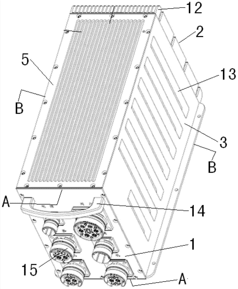 On-board electronic cabinet