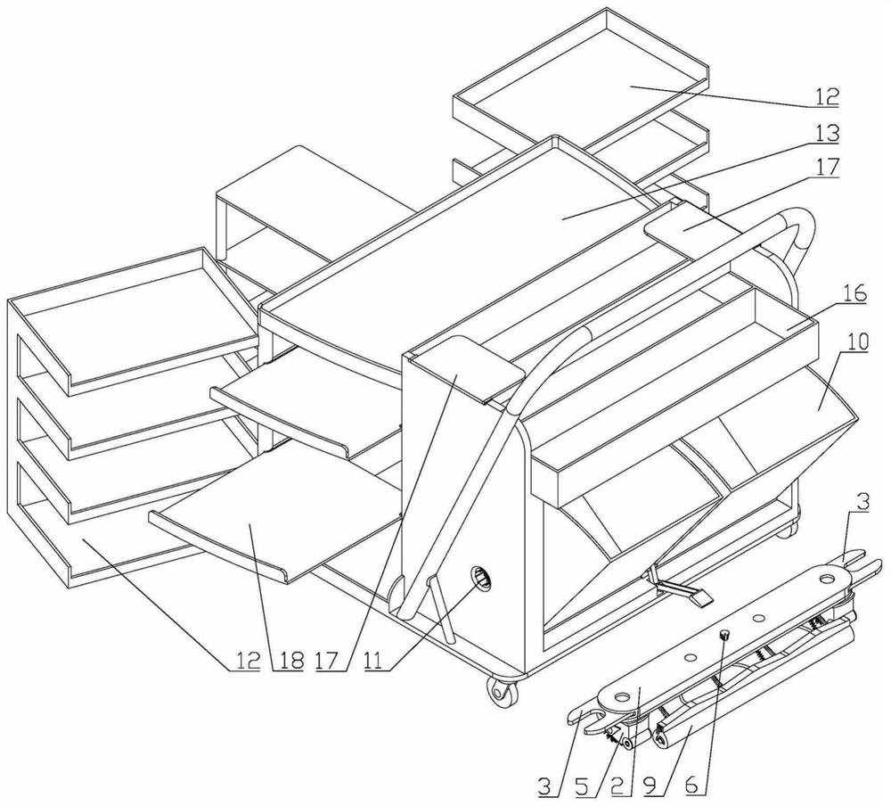 Detachable multifunctional hair collecting device