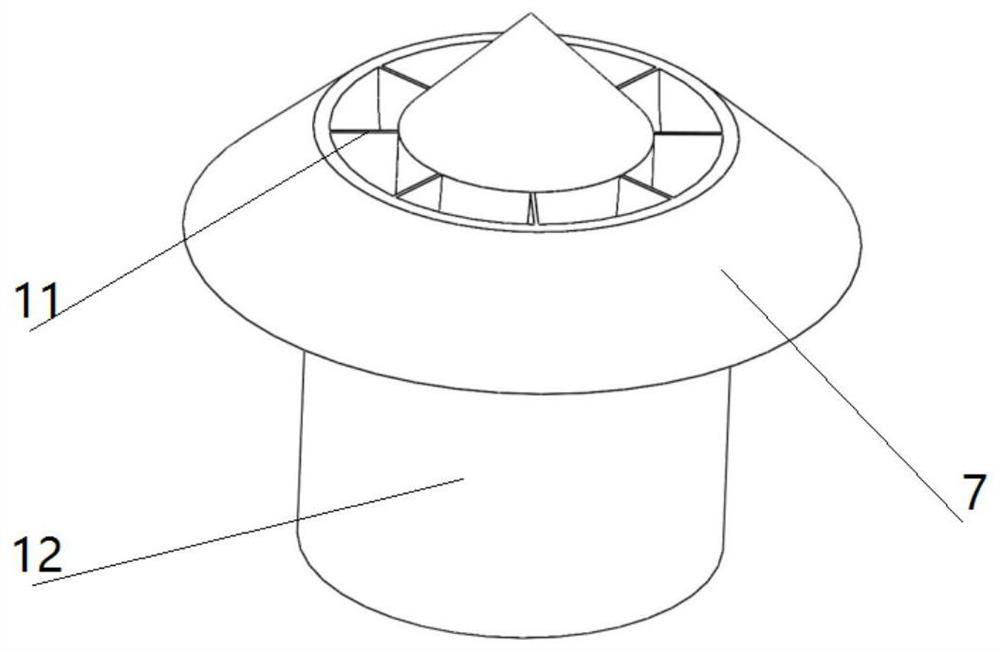 Compact industrial tail gas fine particle efficient removing and cooling device and method