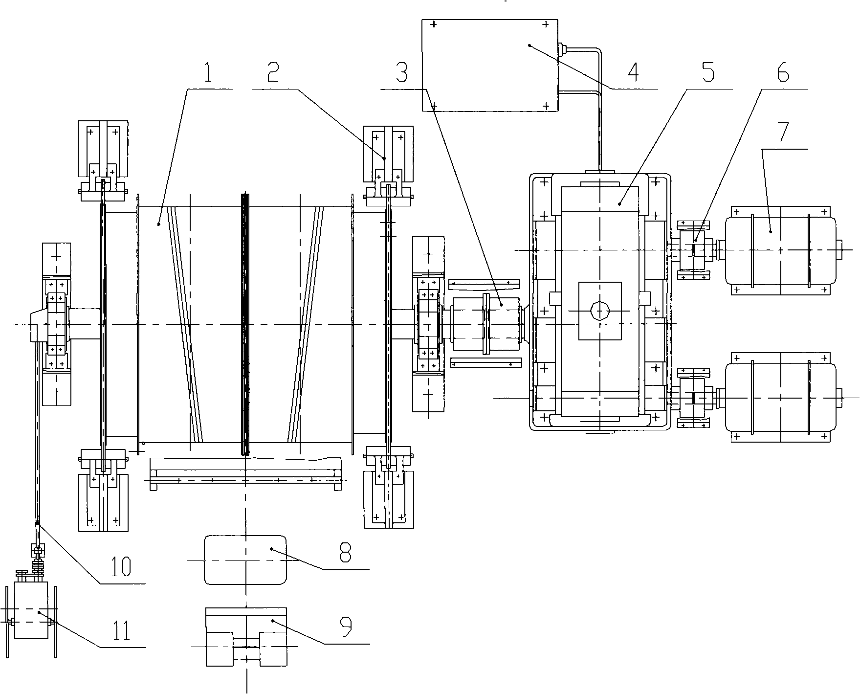 Novel sinking hoist