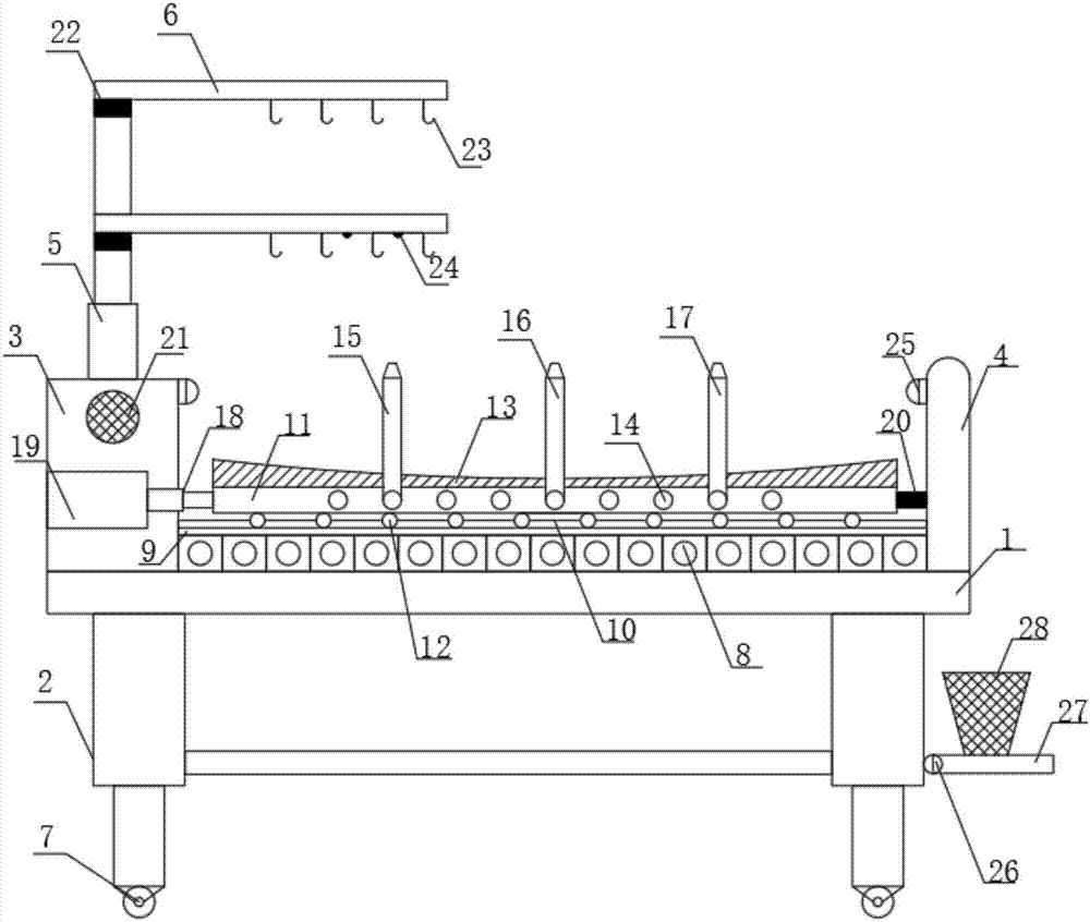 Traditional Chinese medicine pediatric department treatment bed