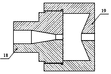 A supercritical carbon dioxide pulse jet oil pipe cleaning device and method