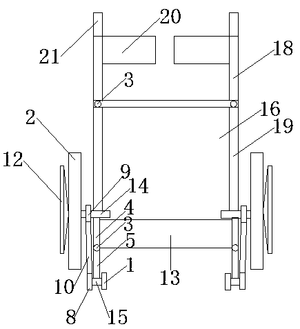 Four-wheel drive wheelchair with multifunctional rear wheels