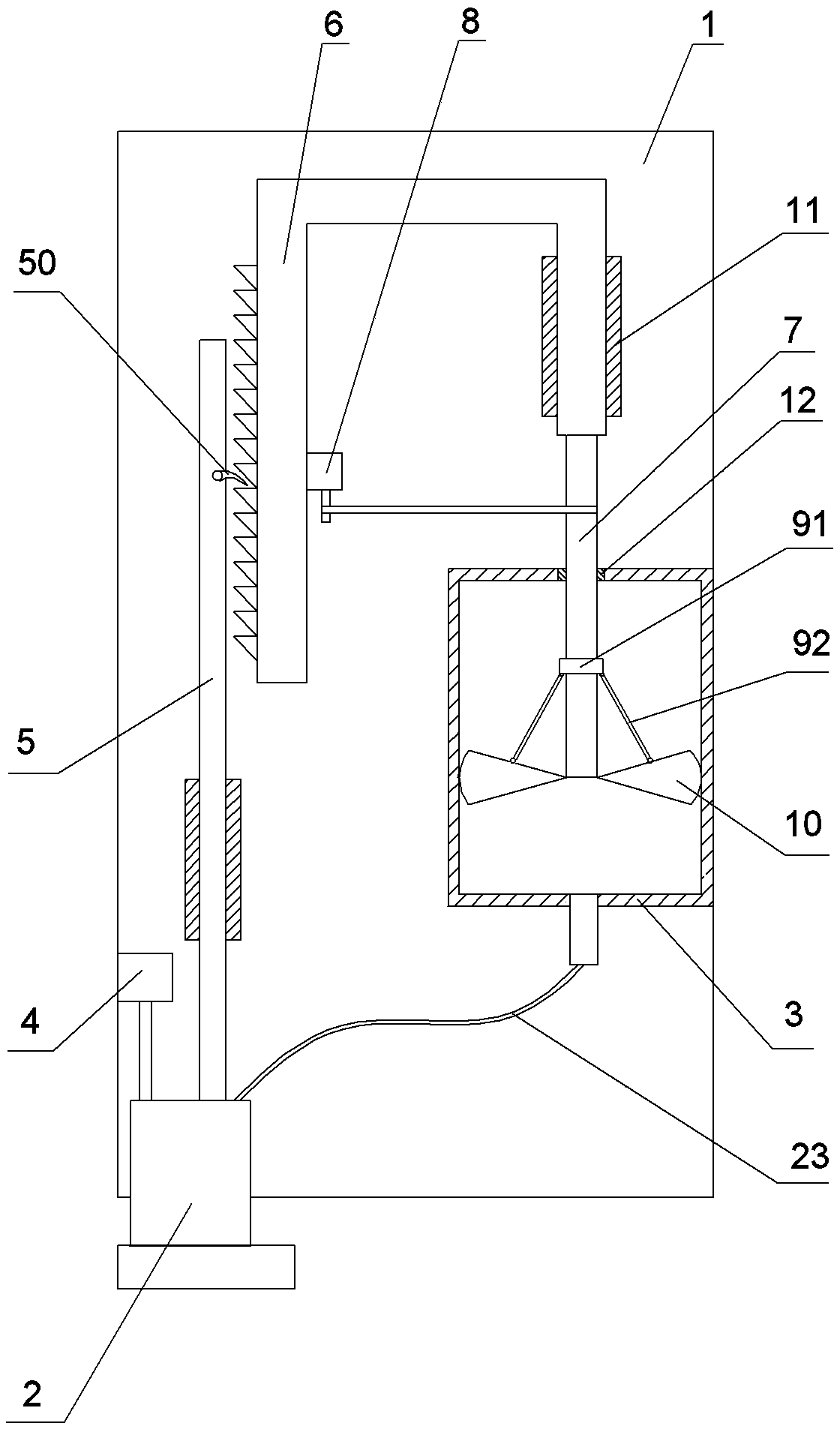 A steering knuckle marking machine