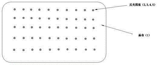 Fancy reflective cloth and preparation method thereof