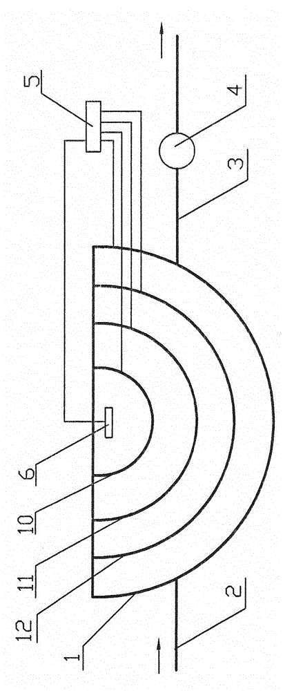 Method and device for improving detection sensitivity of static collecting method emanometer