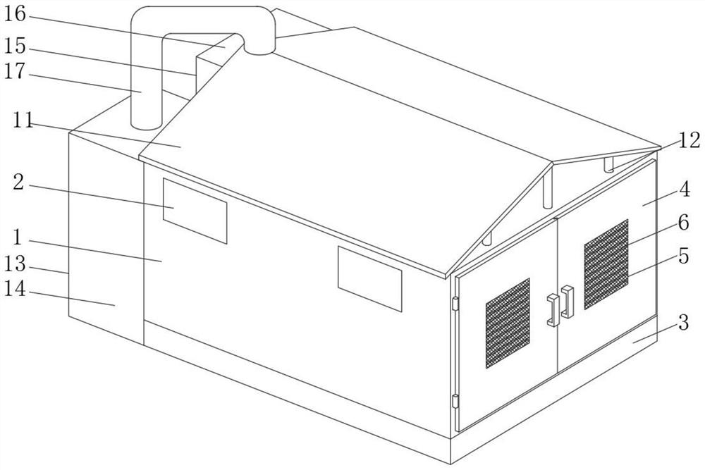 Dust-free paint spray booth for automobile maintenance