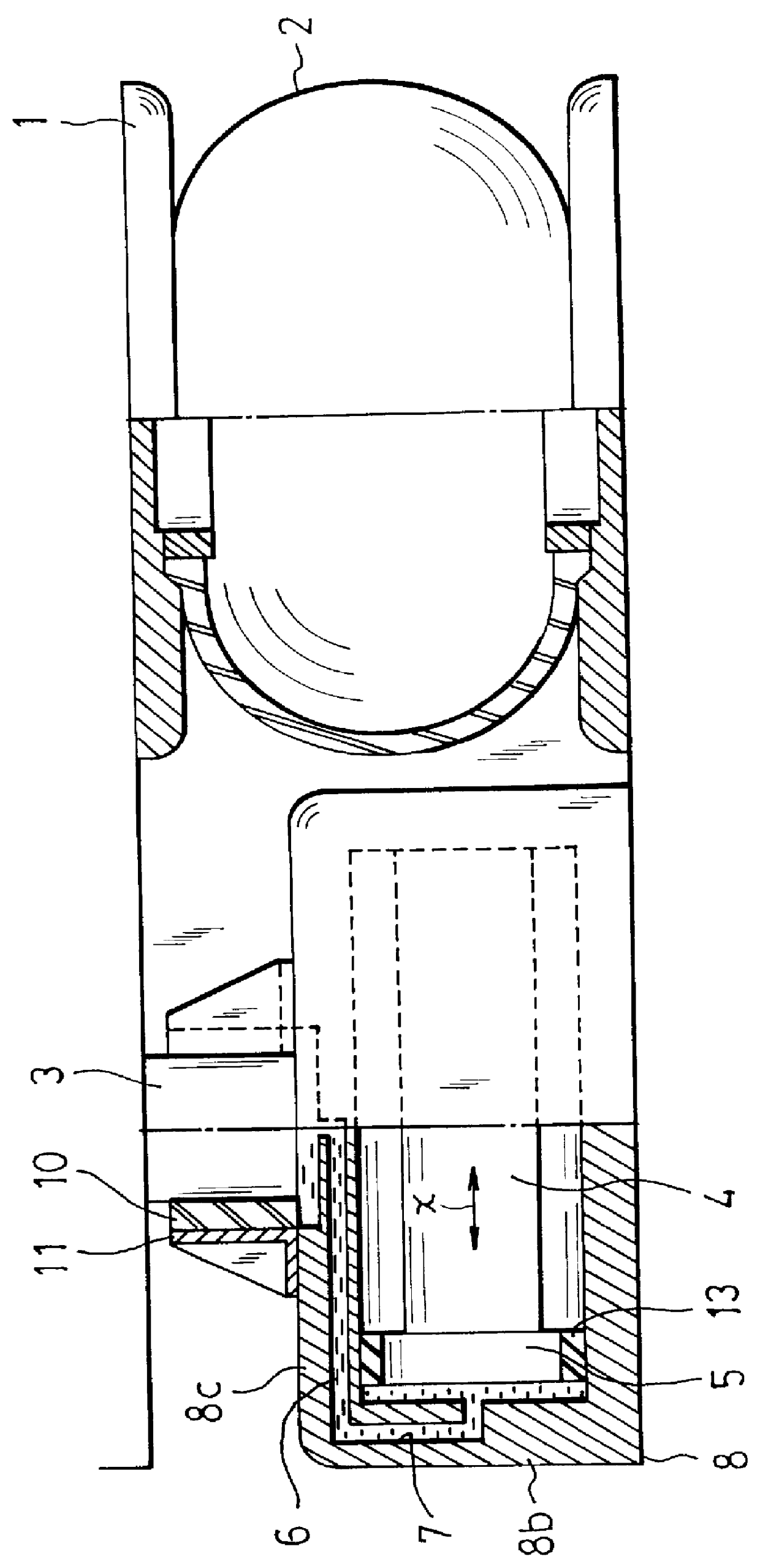 Active vibration-isolating device