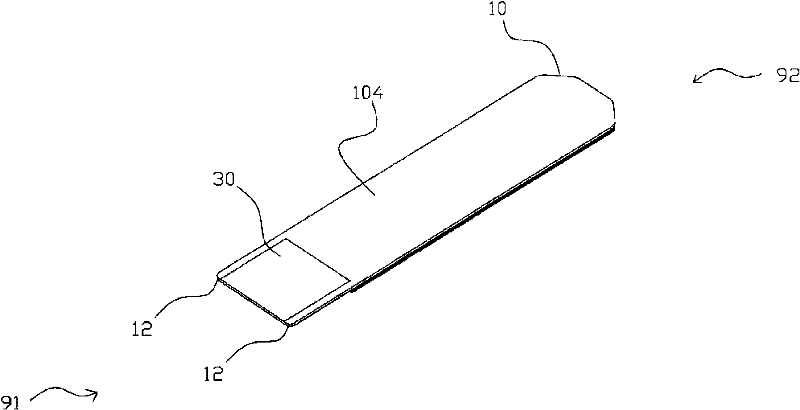 Electrochemical biosensing test strip, and method for identifying biosensor apparatus