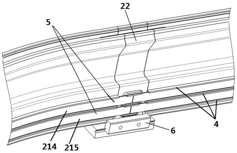 Self-propelled track conveyor line