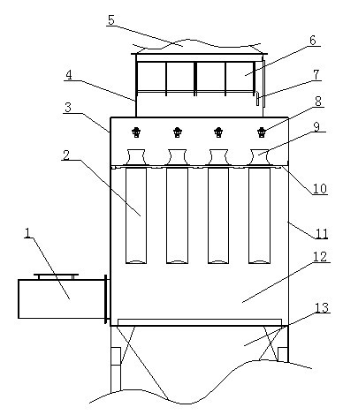 Filter drum deduster