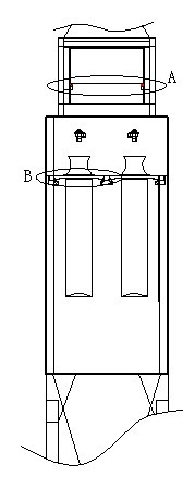 Filter drum deduster