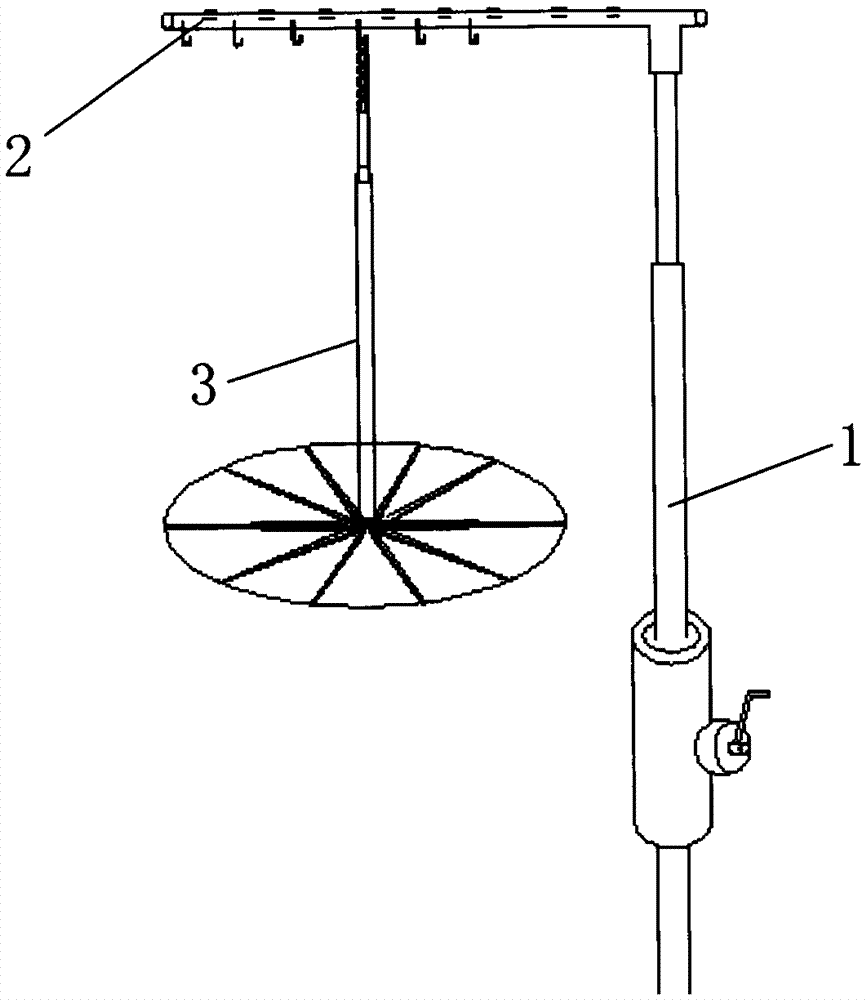 A fan-folding laparoscope-free pneumoperitoneum device