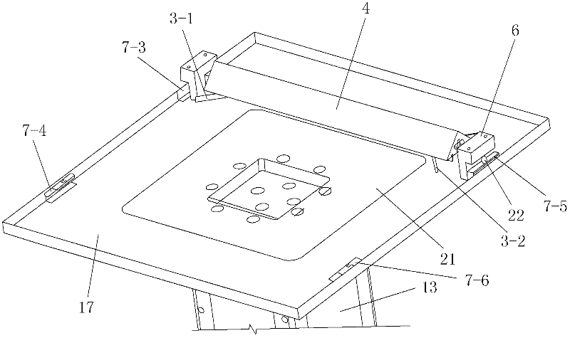 Powder spreading device for rapid forming equipment