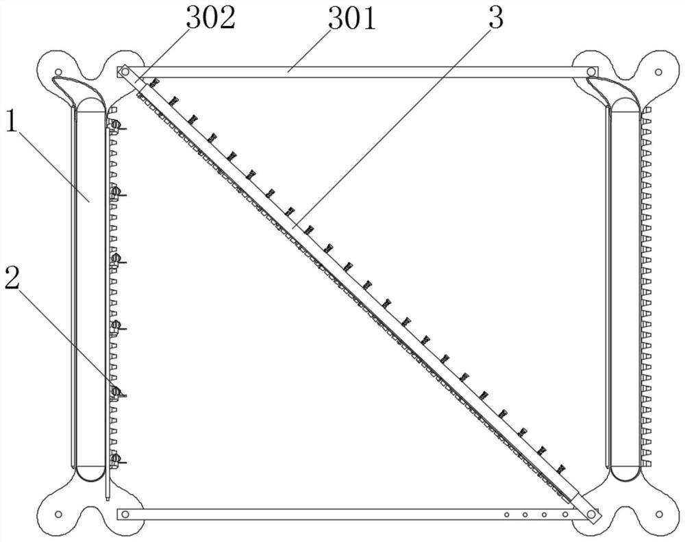 Riverbed diversion structure for hydraulic engineering construction