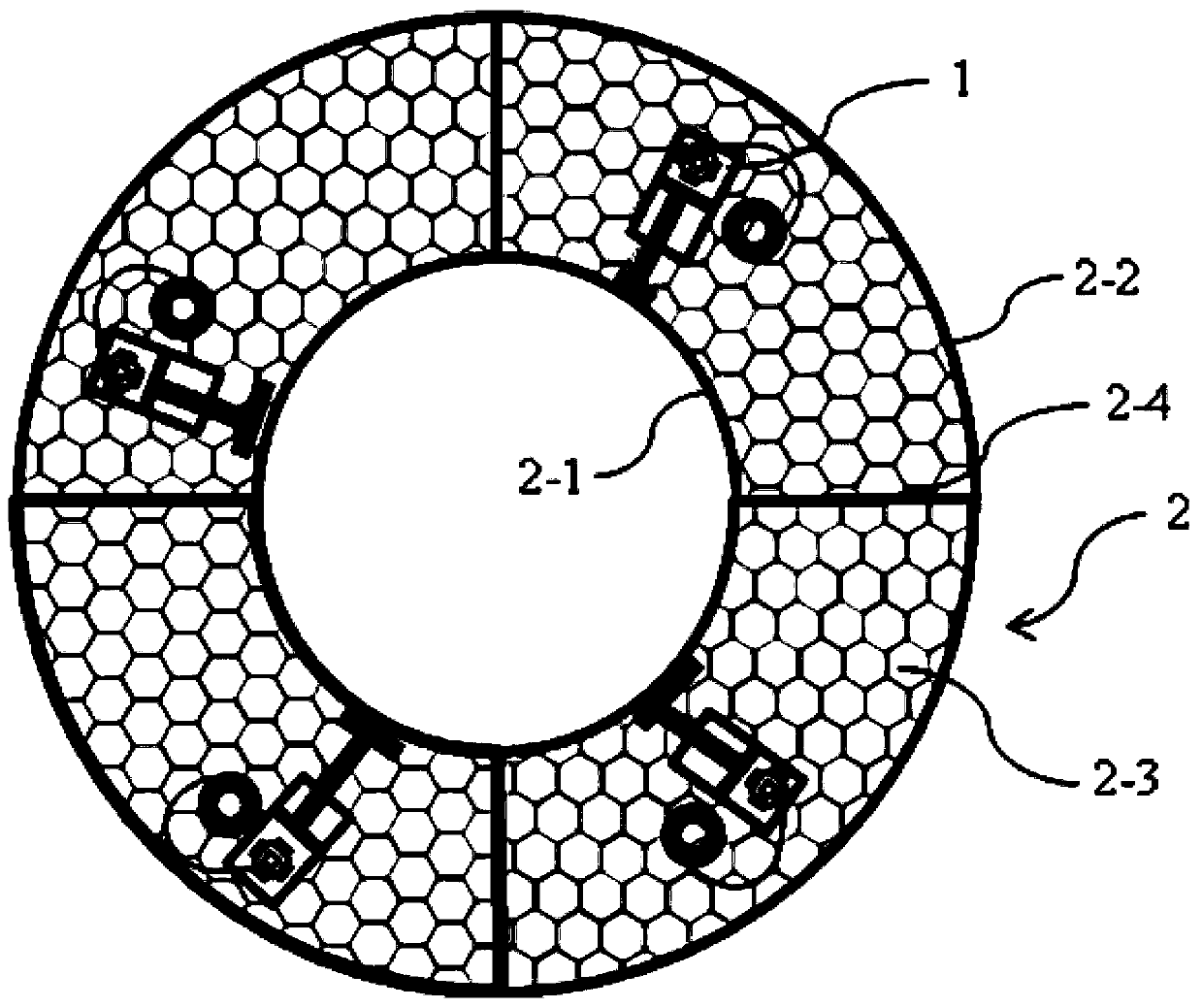 Mechanical stimulation set and self-adaptation capsule casing device for treating sarcopenia