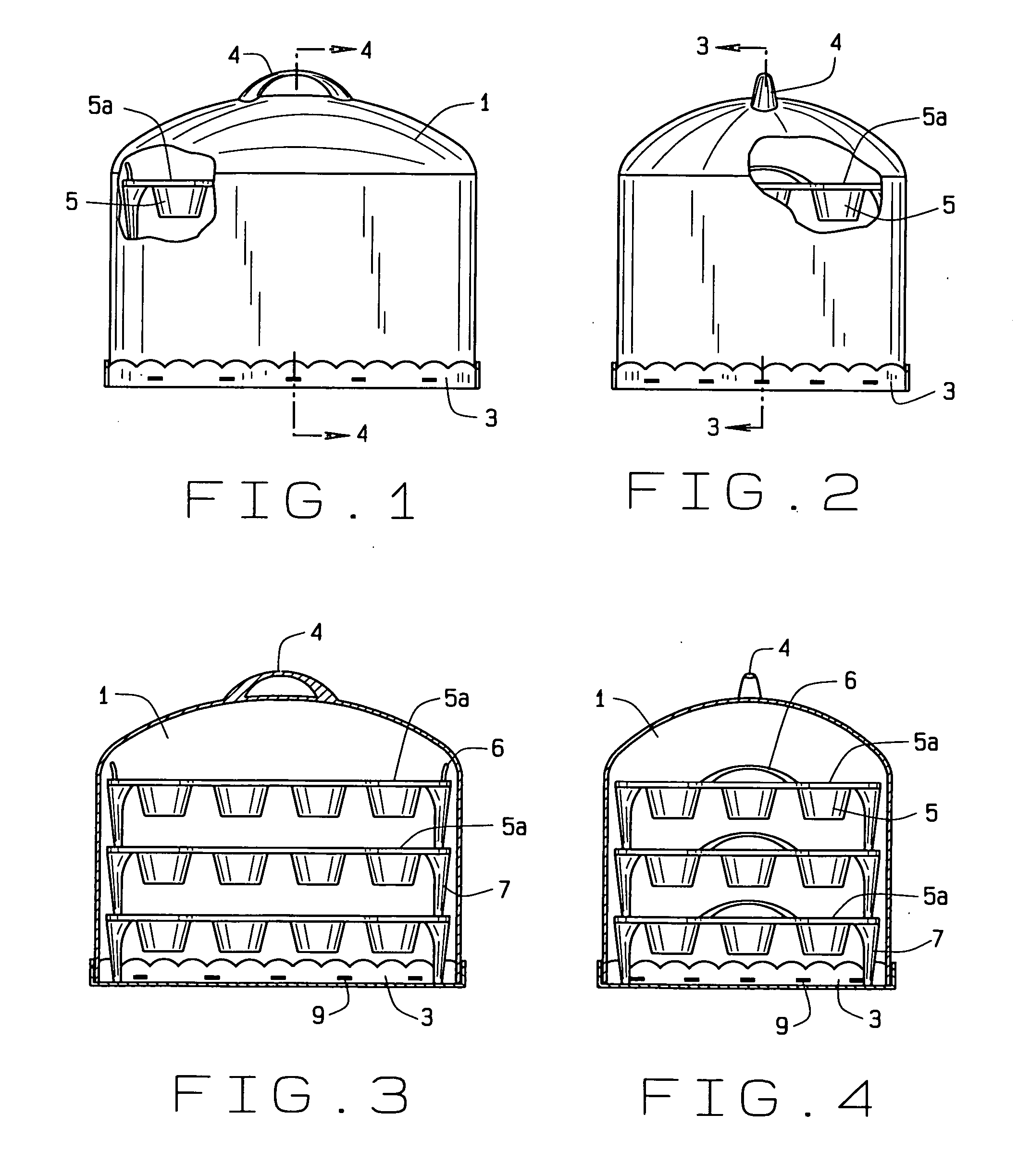 Container for carrying and transporting cupcakes and other pastry items