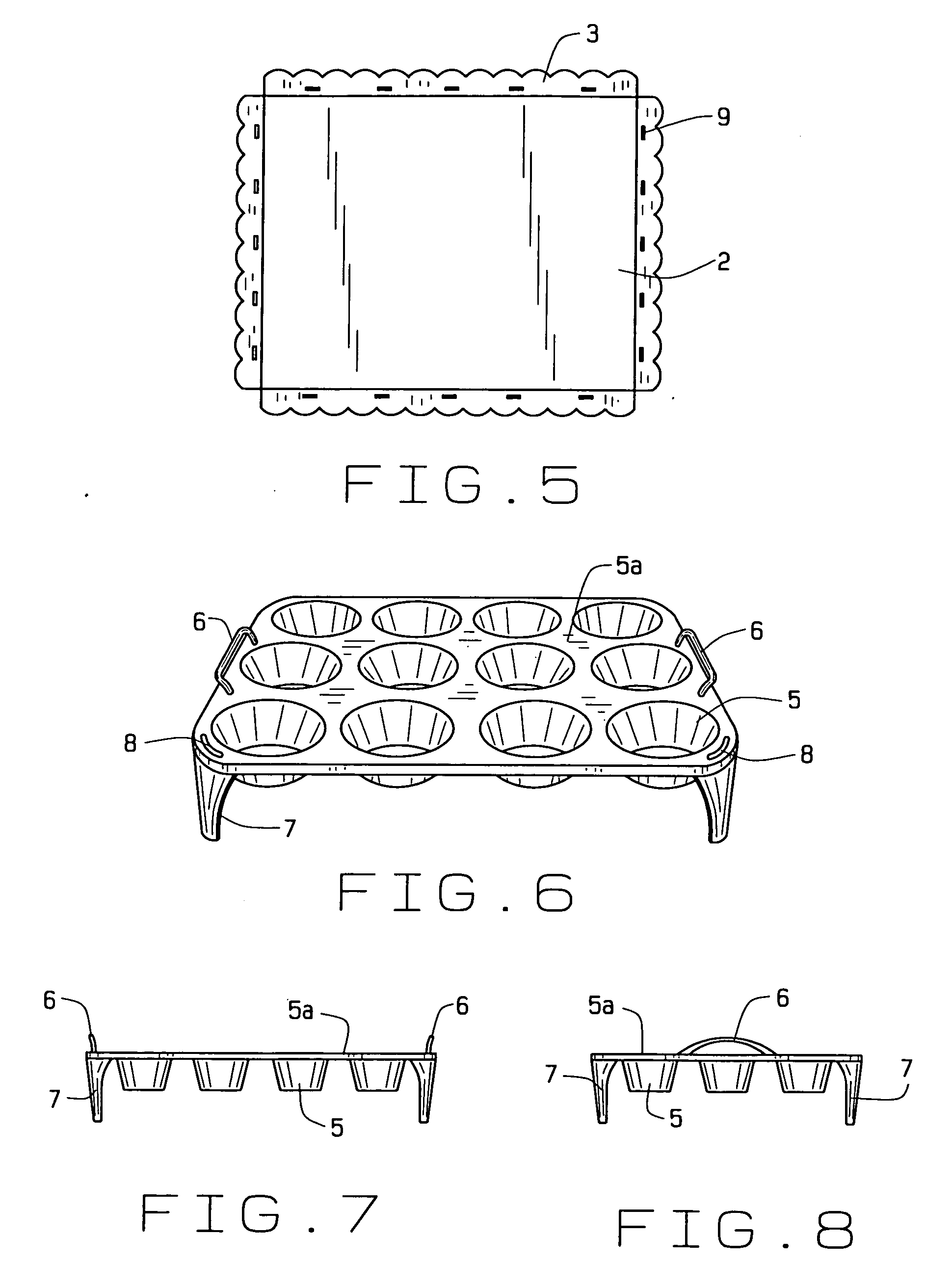 Container for carrying and transporting cupcakes and other pastry items