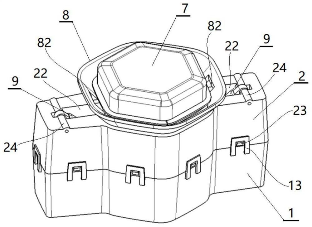 Lifting telescopic device of automobile interior decoration component