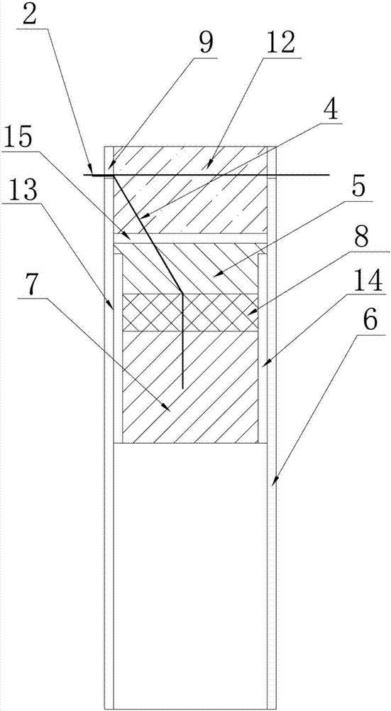 A safety firework and its production process based on the axial inner tube inverted charge technology