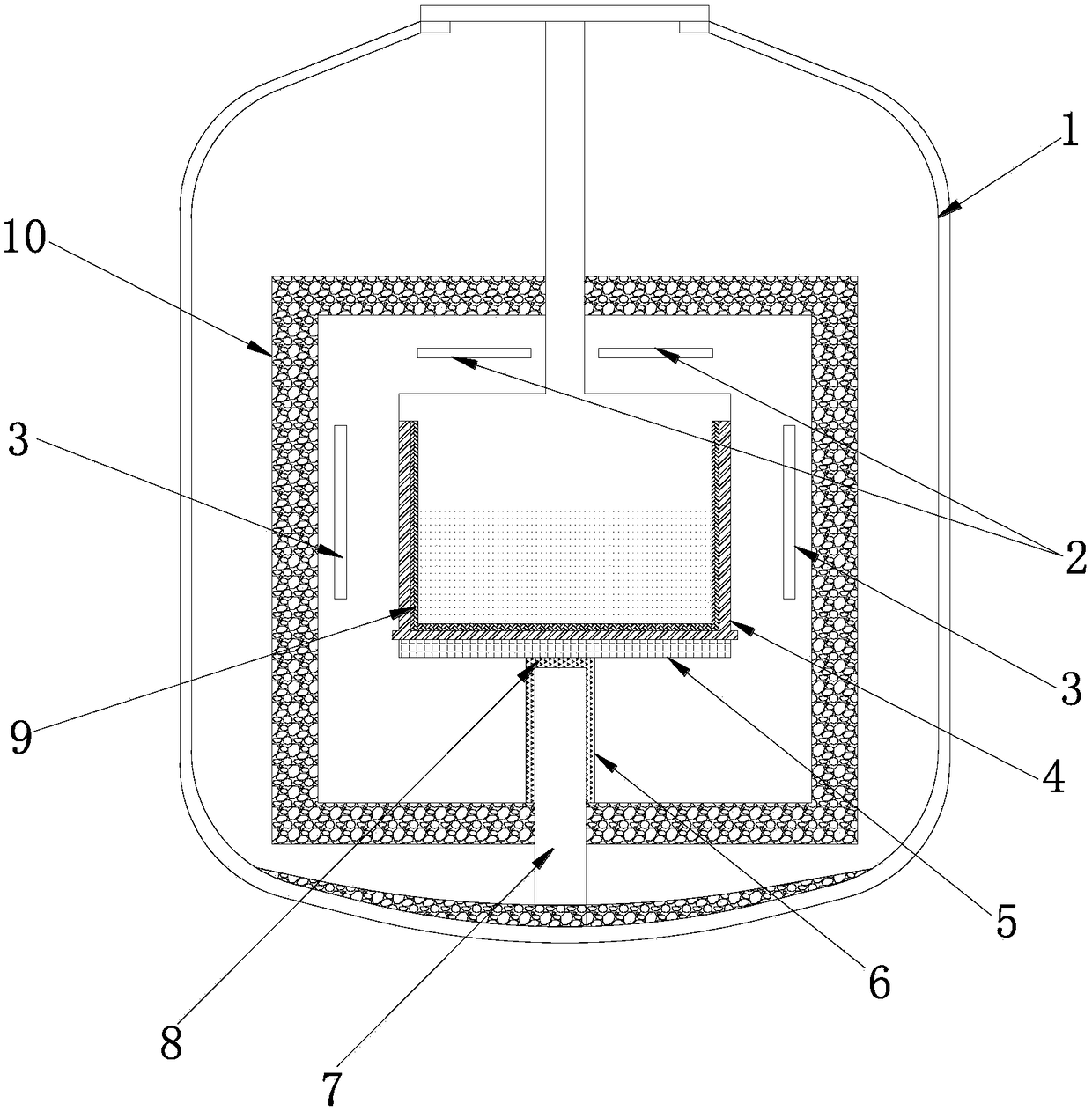 Energy-saving polycrystalline ingot casting furnace