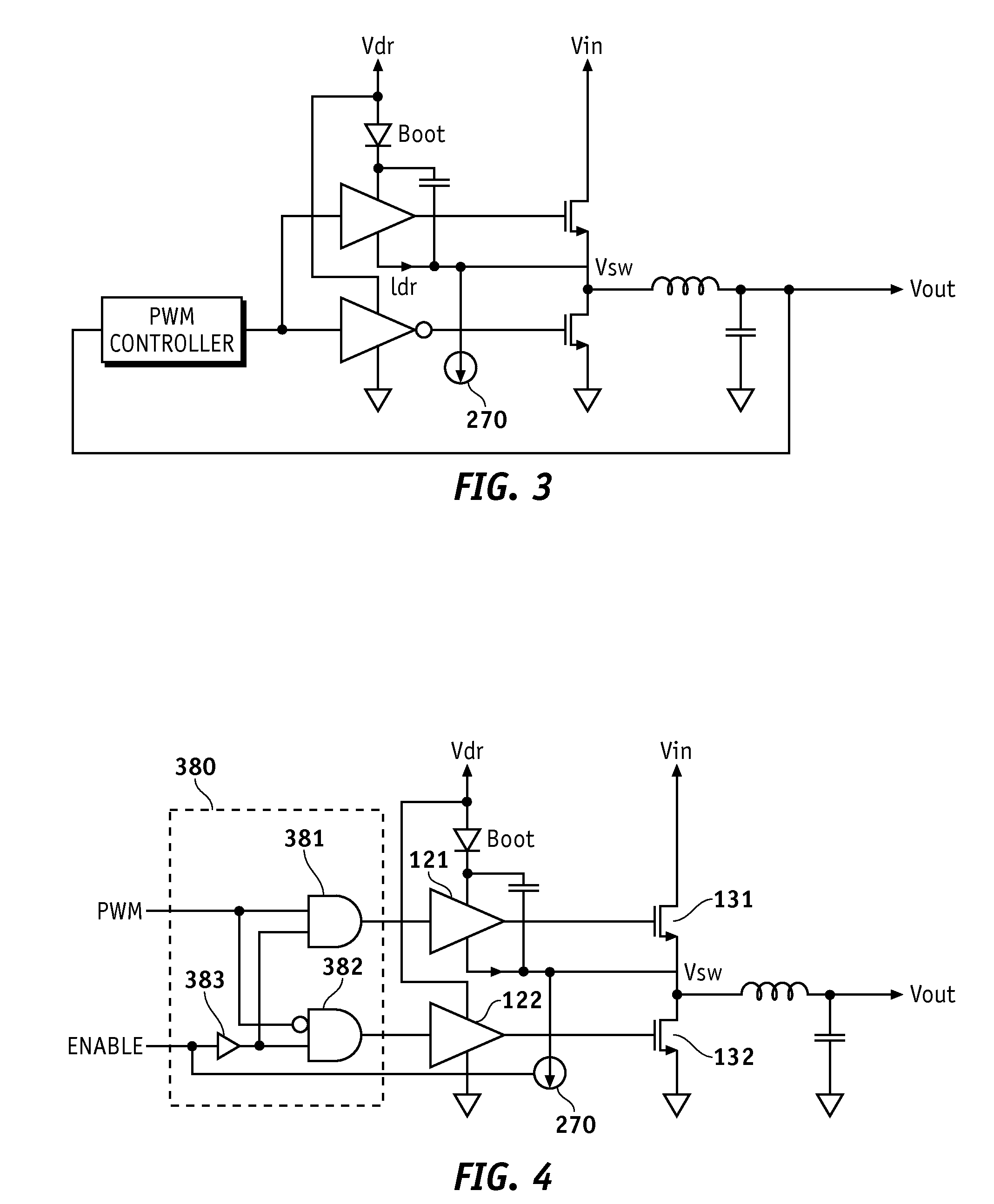 Methods and apparatus for power supply load dump compensation