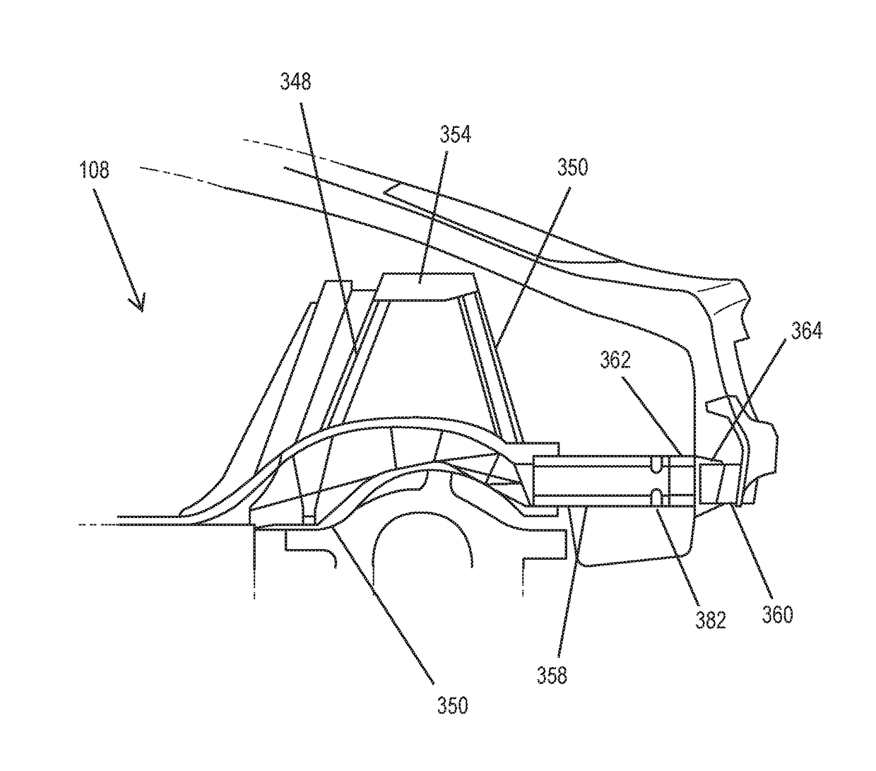 Rear crash safety profile