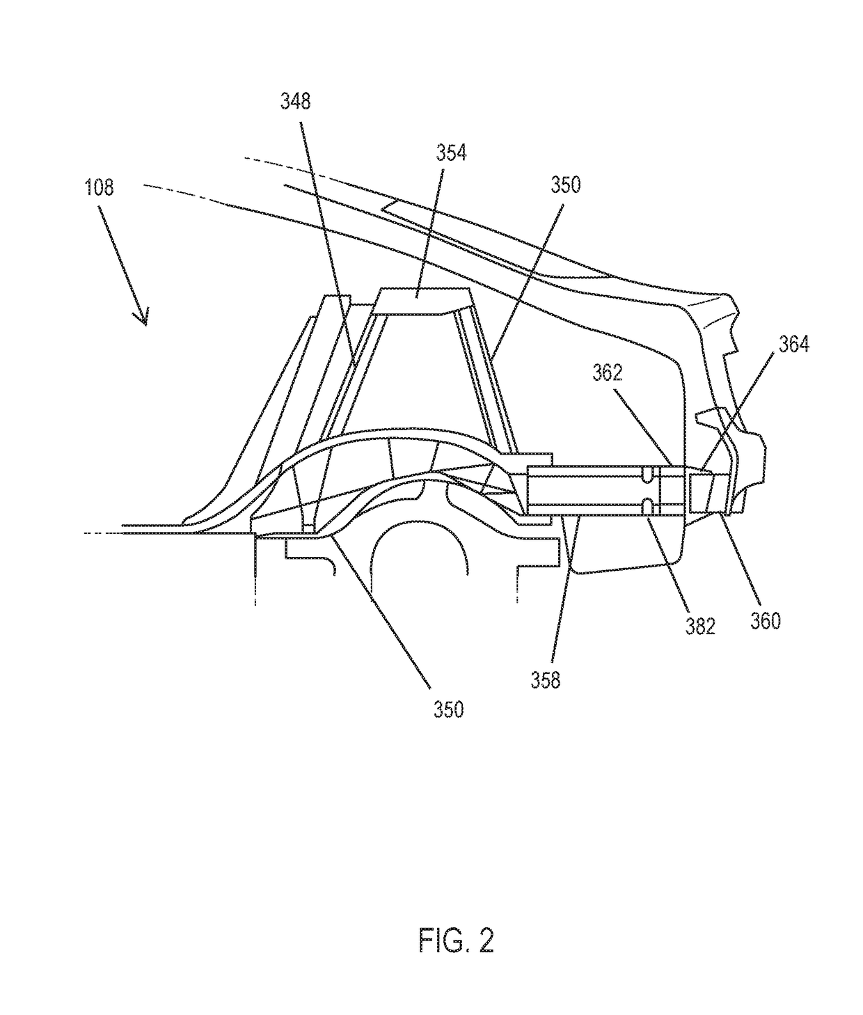 Rear crash safety profile