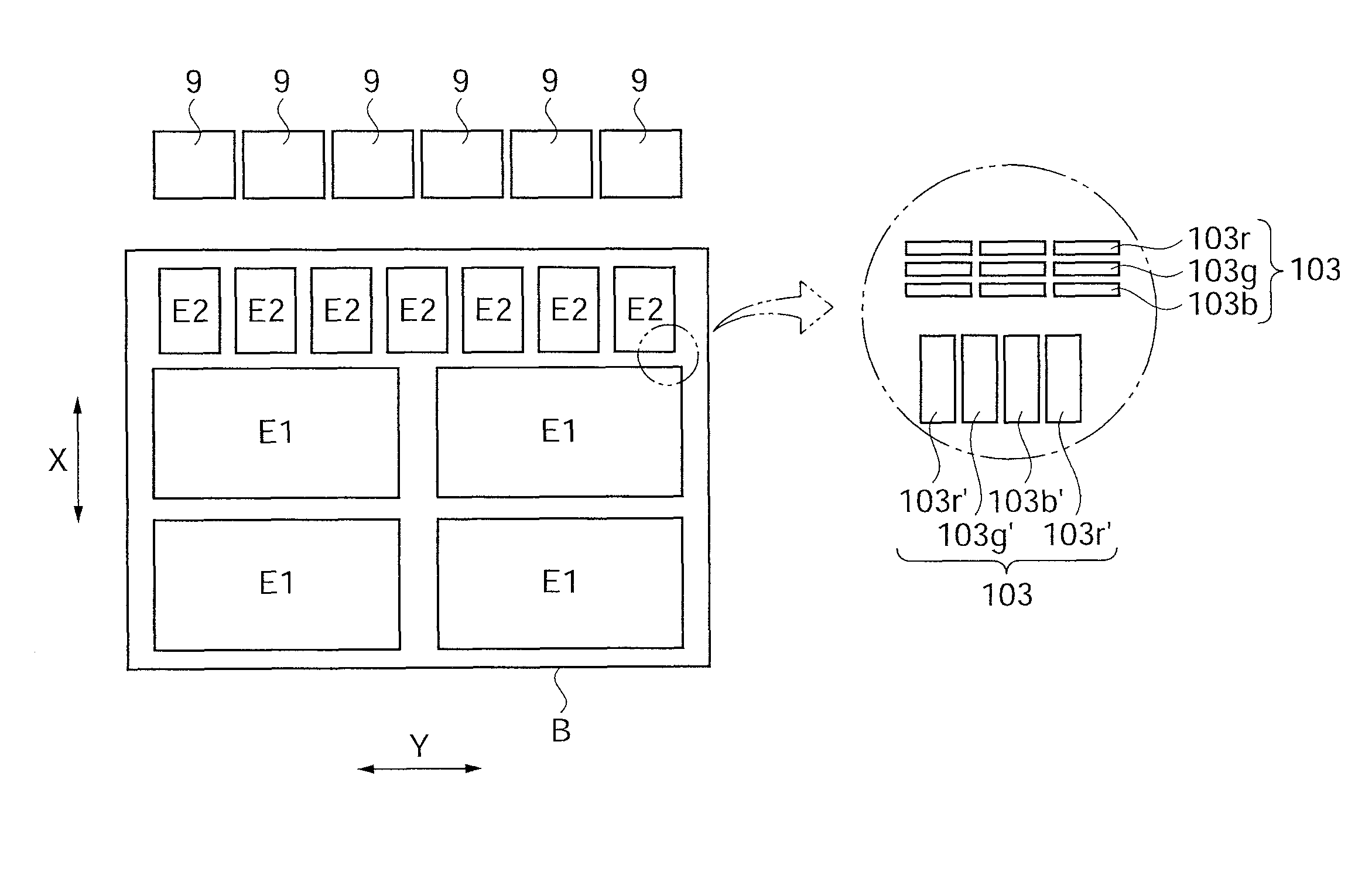 Method for discharging liquid body, method for manufacturing color filter, and method for manufacturing organic EL device