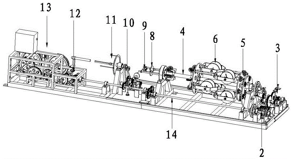 High-speed planetary stranding machine