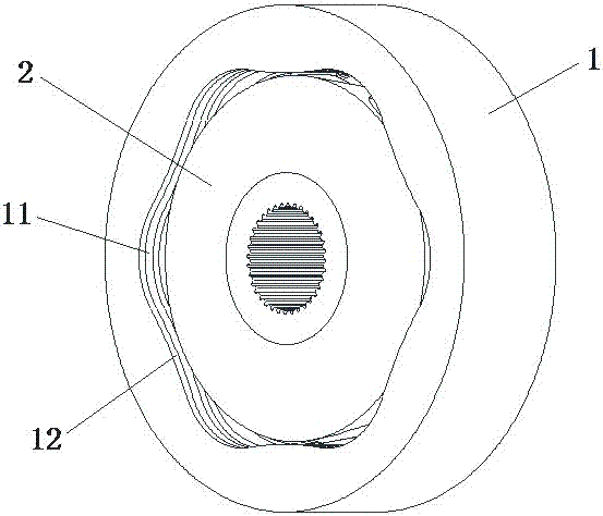 Adjustable internal curve hydraulic pump or motor