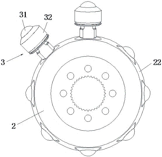 Adjustable internal curve hydraulic pump or motor