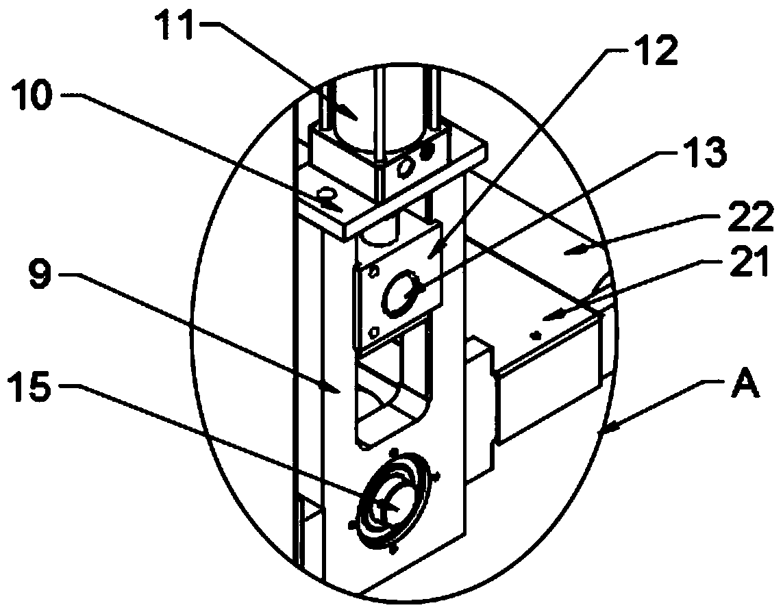 Feeding mechanism of roller pair cutting machine