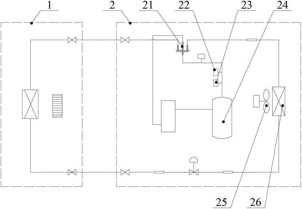 Air-conditioning system protection method and protection device