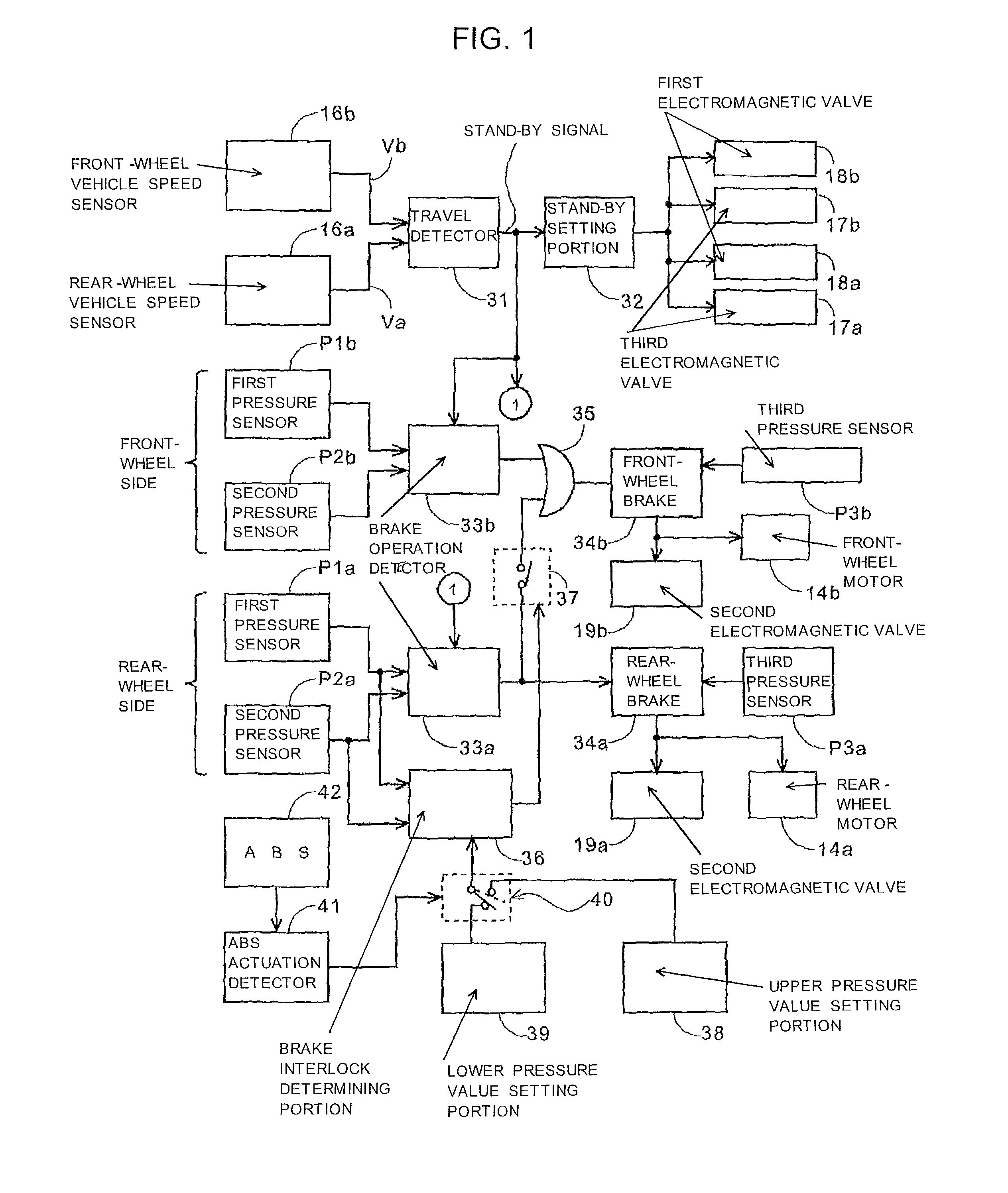 Brake control device for motorcycle