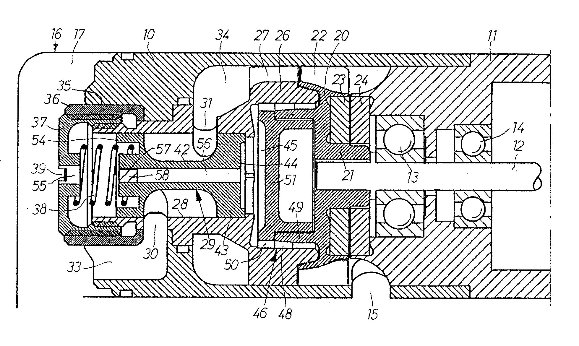 Pneumatic high speed motor with pressure activated speed governor