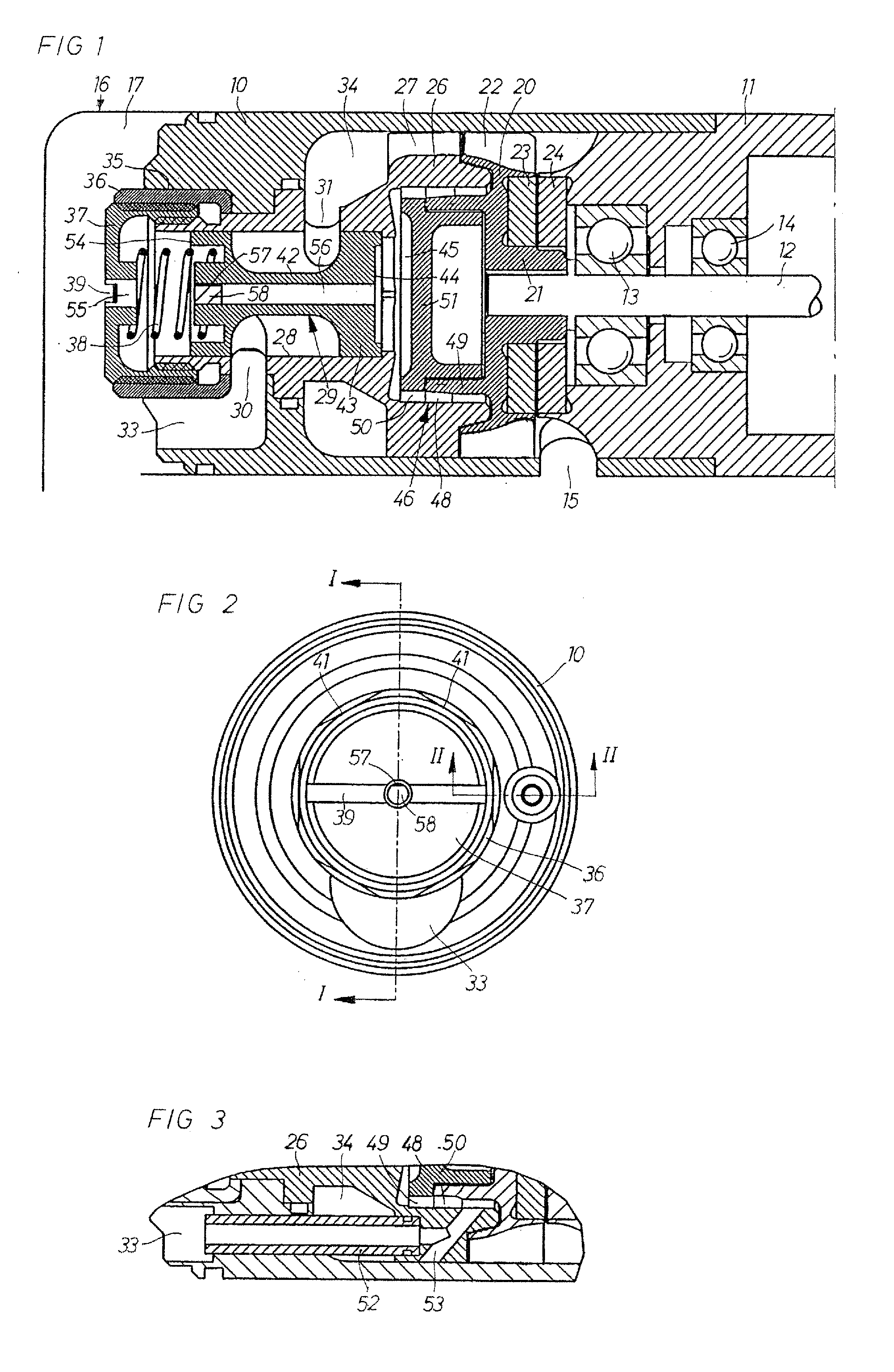 Pneumatic high speed motor with pressure activated speed governor