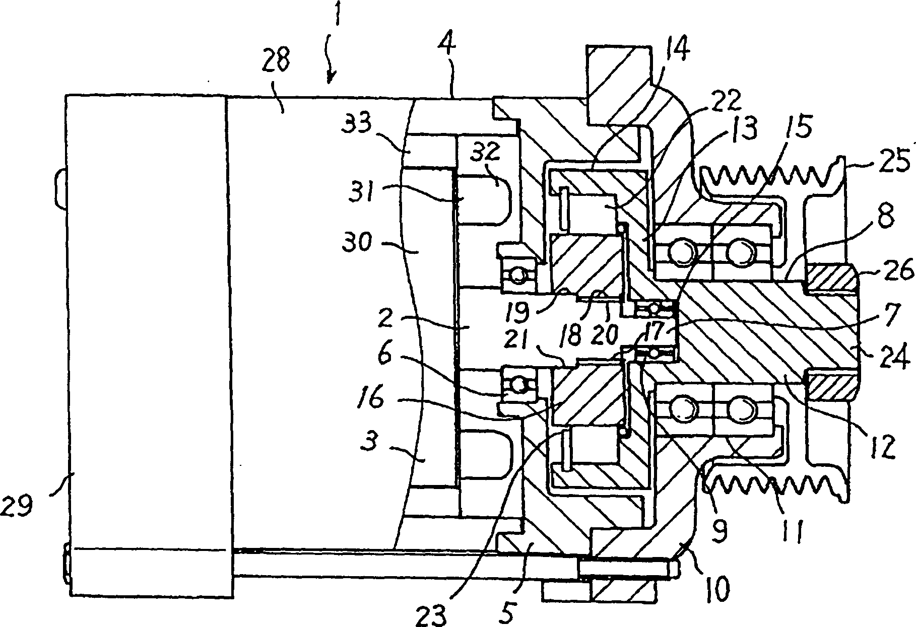 Starter for engine