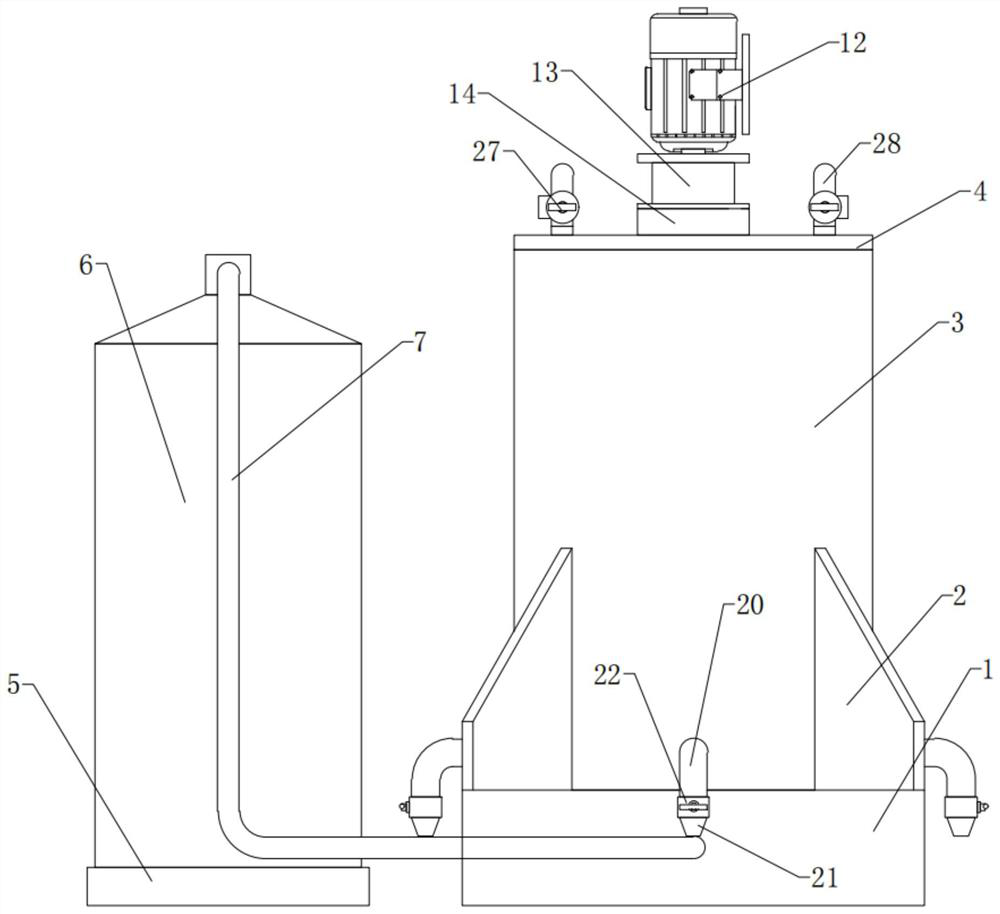 Medical multi-enzyme cleaning agent and large mixer thereof