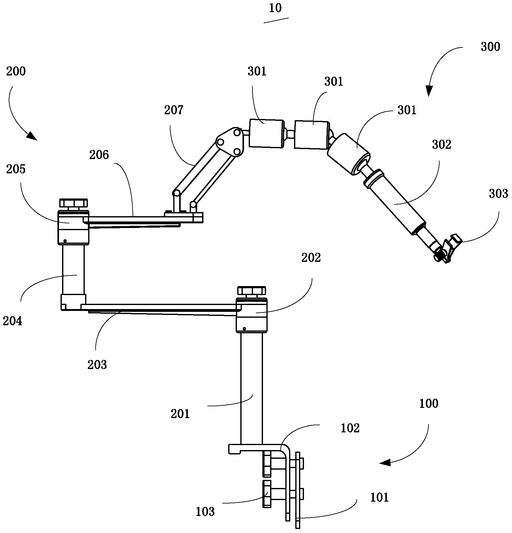 Robot for assisting in nasal endoscopic surgery