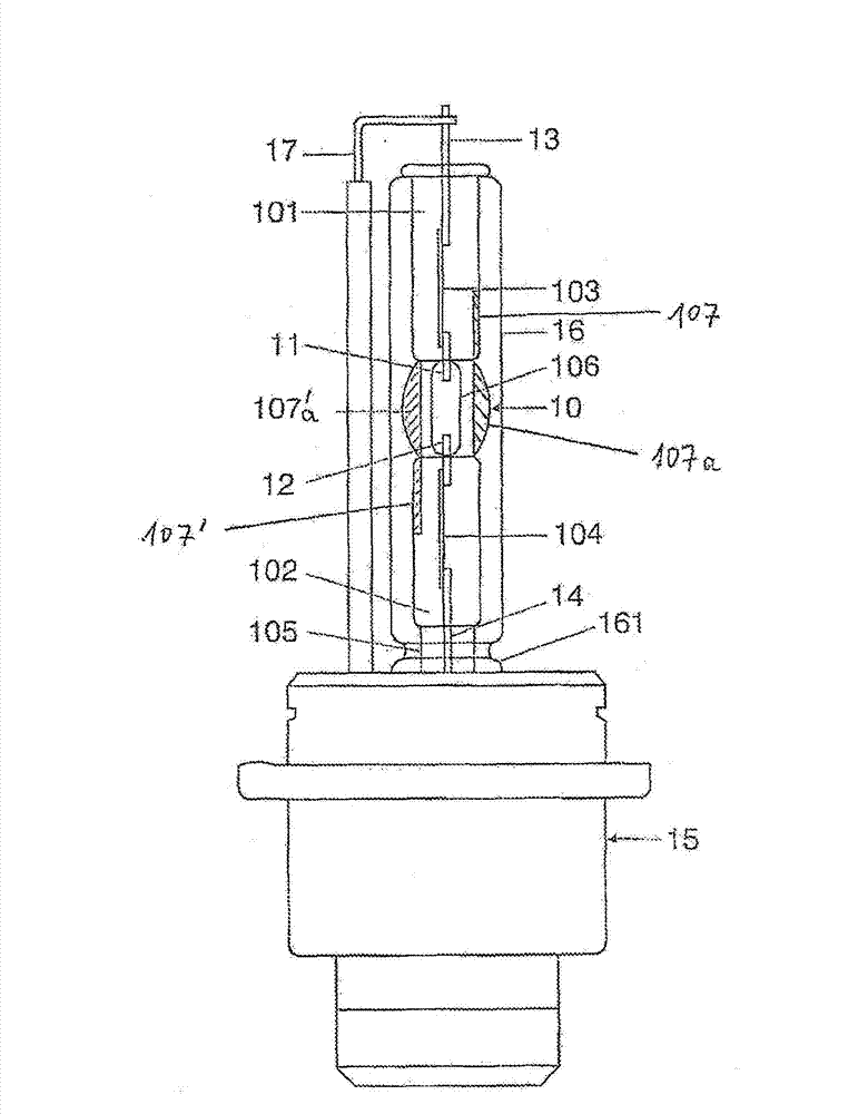 High-pressure discharge lamp