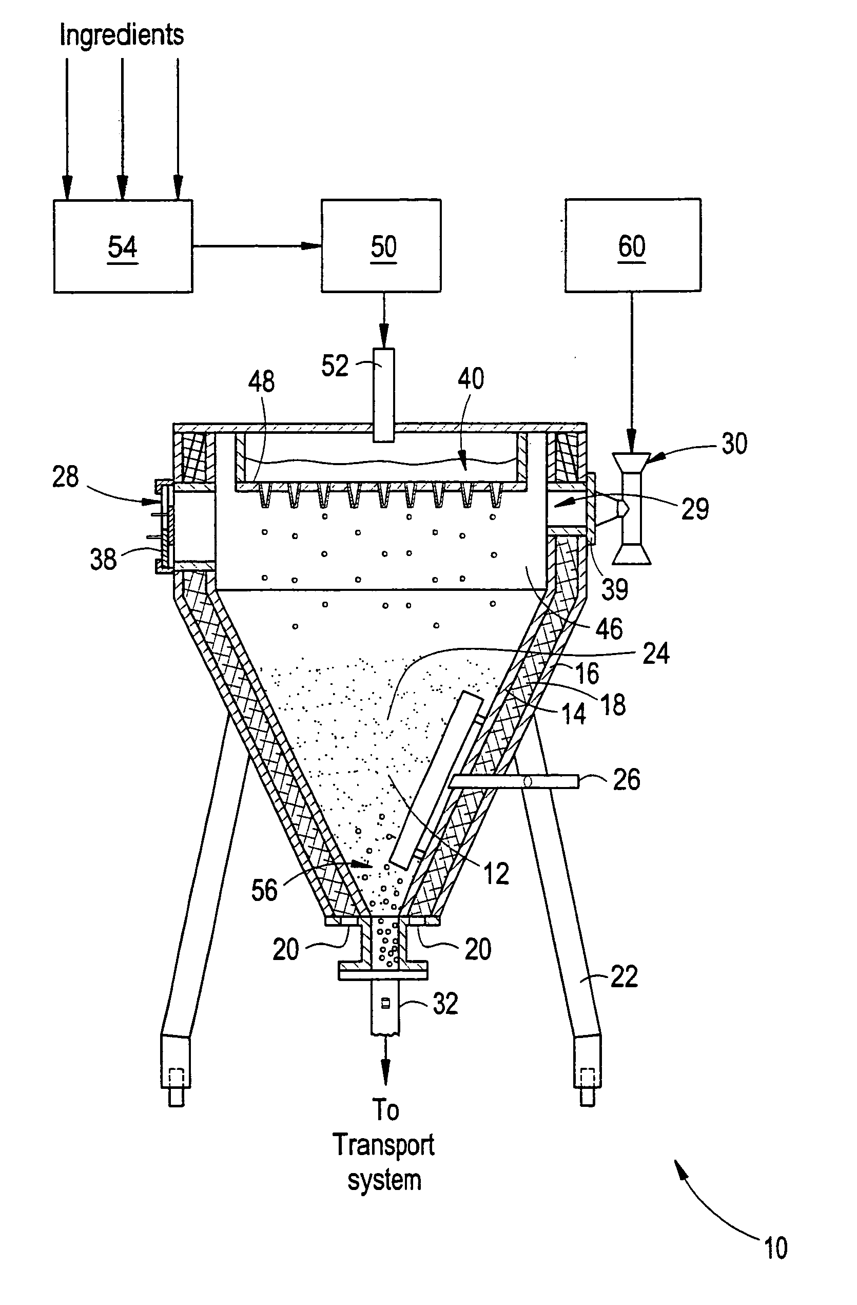 Method of manufacturing particulate ice cream for storage in conventional freezers