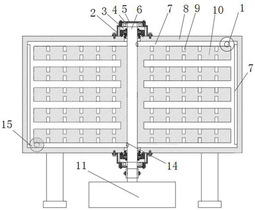 Hydrodynamic cavitation and electrocatalysis integrated antibiotic wastewater degradation device