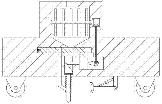 Deep soil fertilizing device