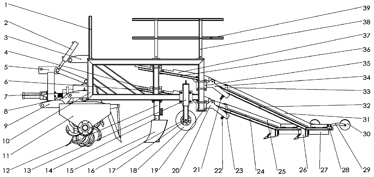 Chain type paper pot transplanting machine and use method