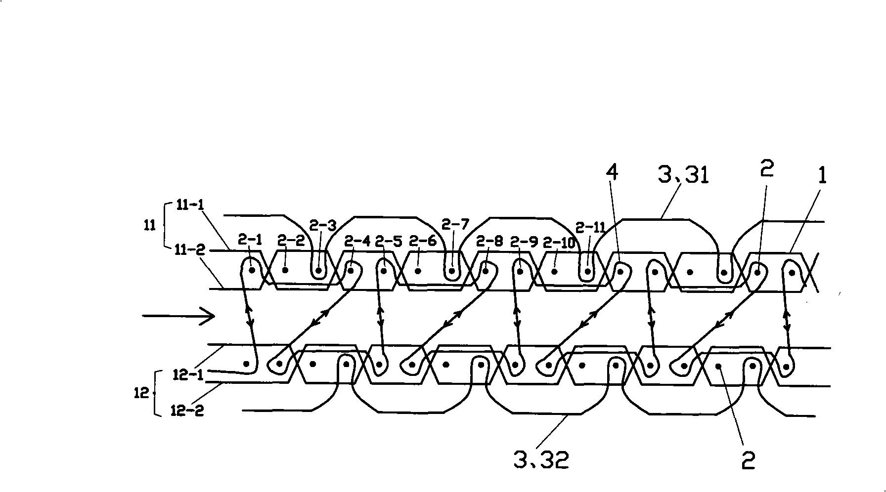 Sheared towel with one-side terry and one-side velutum