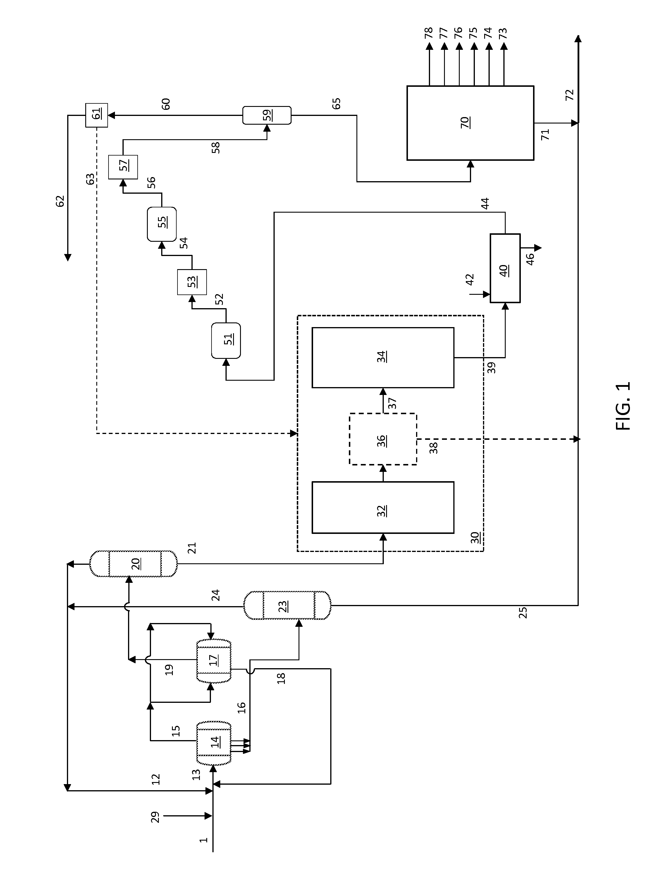 Integrated solvent deasphalting and steam pyrolysis process for direct processing of a crude oil