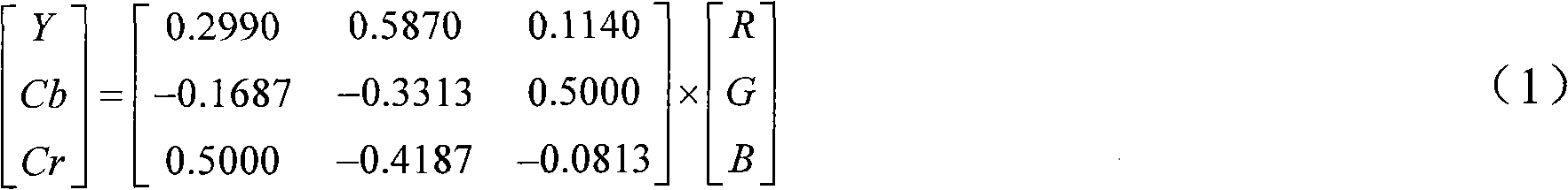 Color constancy method in two steps under complex illumination