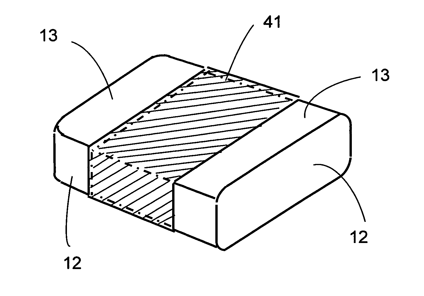 Partial conformal coating of electronic ceramic component and method making the same